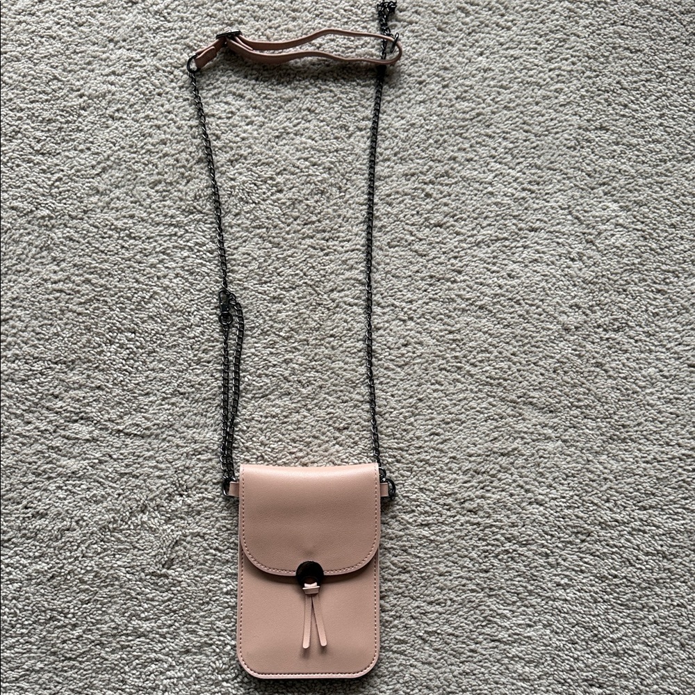 Elegant Pink Crossbody Bag